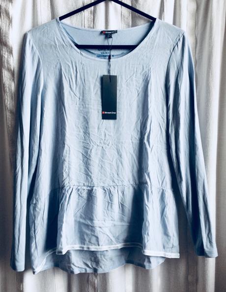 Street one baby blue top/blúzka...vel.38/m, street one,38 / m