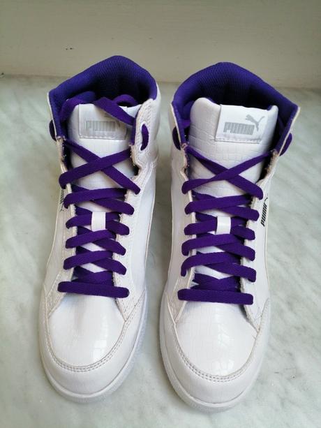 Botasky damske znackove puma bielo fialove vel. 37, puma,37