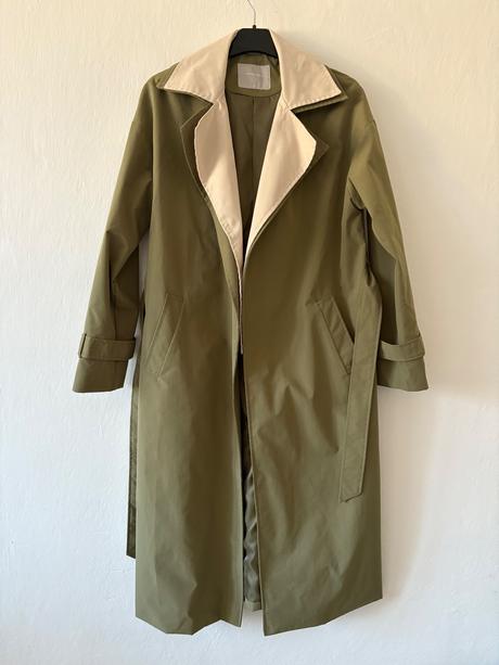 Zelený trenchcoat, m