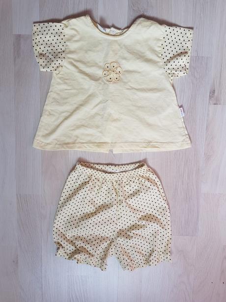 Novy komplet kratasy a tricko, japitex,80