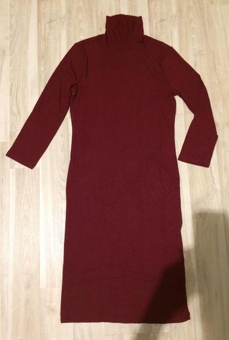 Vínové šaty forever 21, m
