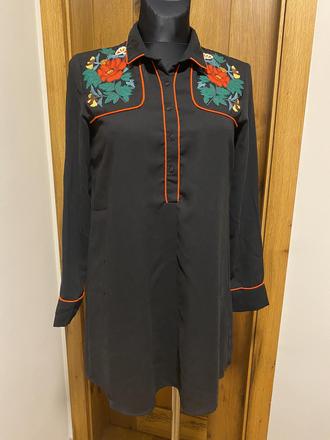 Zara - čierne šaty, zara,s