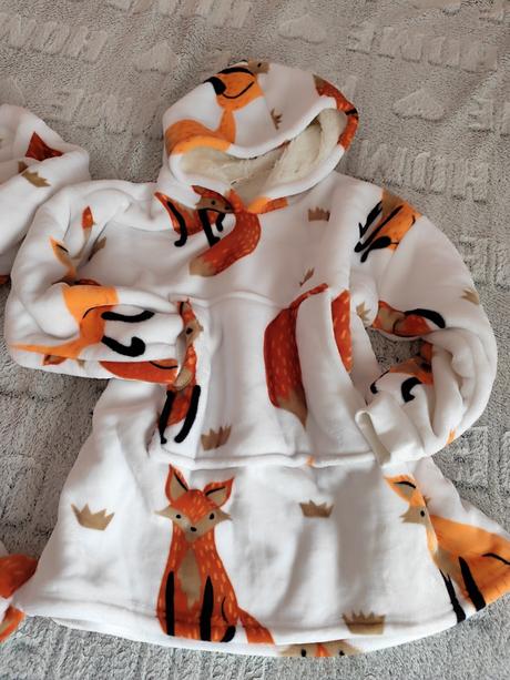 Mikina  mama dcéra z microplyšu, s