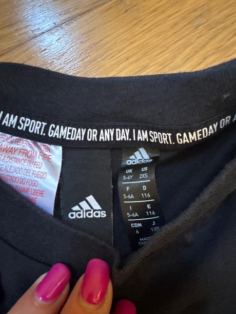 Adidas detske bavlnene tricko, adidas,116