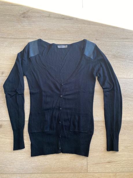 Čierny kardigán s, c&a,s