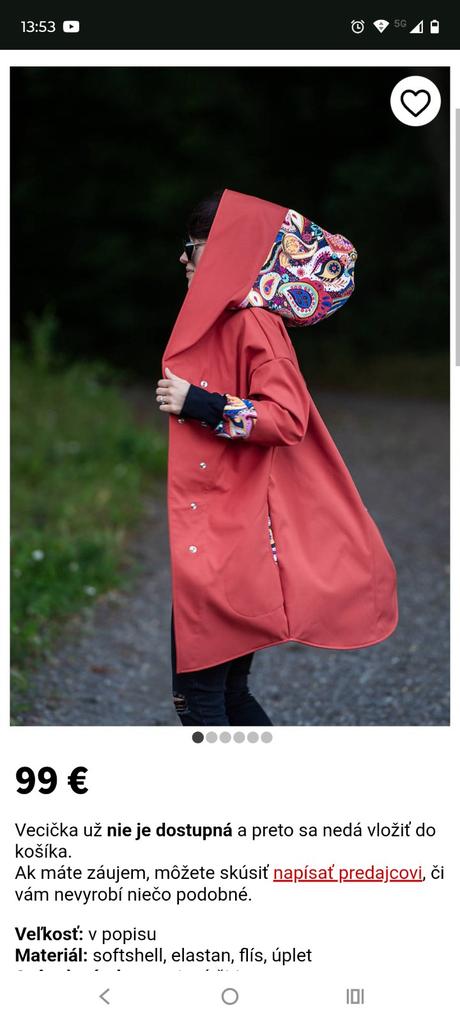 Originál kabát od liuc, l