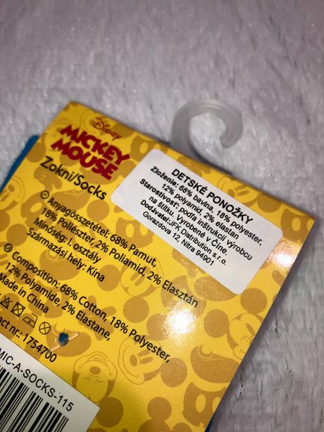 Ponožky mickey, disney,23