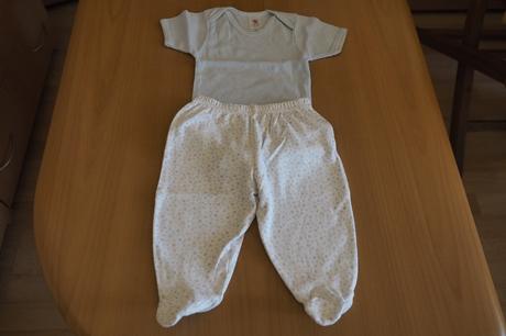 Dojčenské body s krátkym rukávom s nohavicami, baby club,68