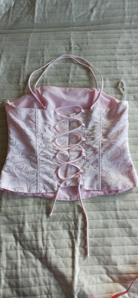 Spoločenské šaty bledoružové svadba,ples,stužková, 38