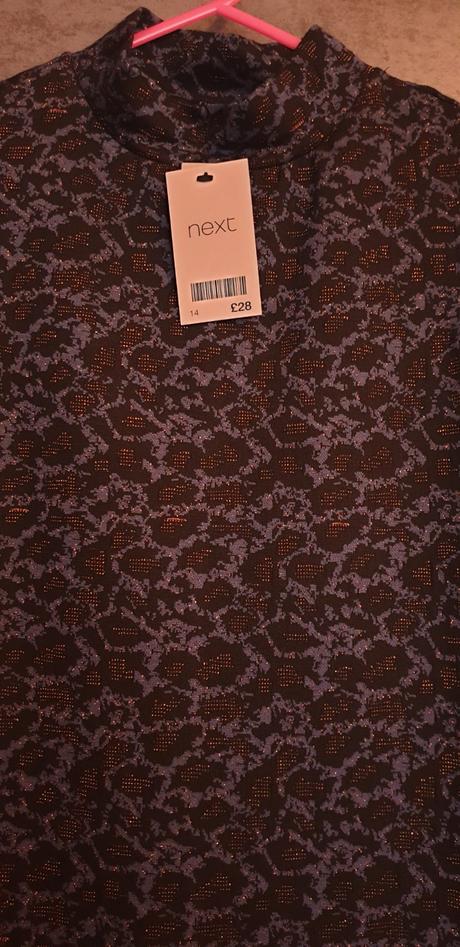 Šaty vybíjanými kvetmi, next,42 / xl