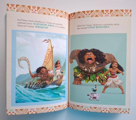 Kniha disney "vaiana", 