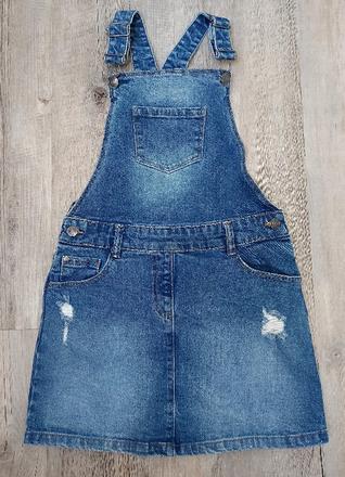 Rifľové šaty na traky, 140