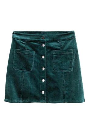 Semišová sukňa, h&m,36