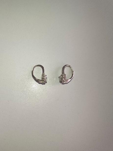 Strieborne náušnice srdiečka, 