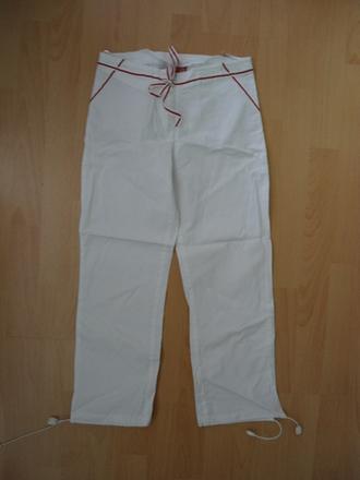 Biele 3/4 nohavice, xs