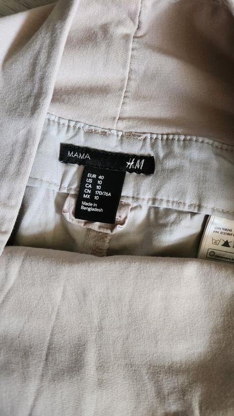 Tehotenské nohavice, h&m,l