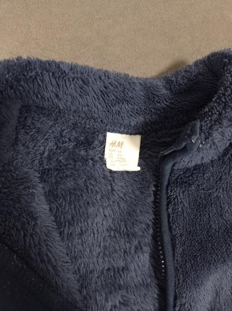 Mikina flausova h&m-predana, h&m,68