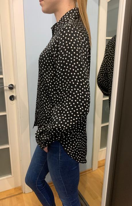 Bodkovaná blúzka, primark,xs