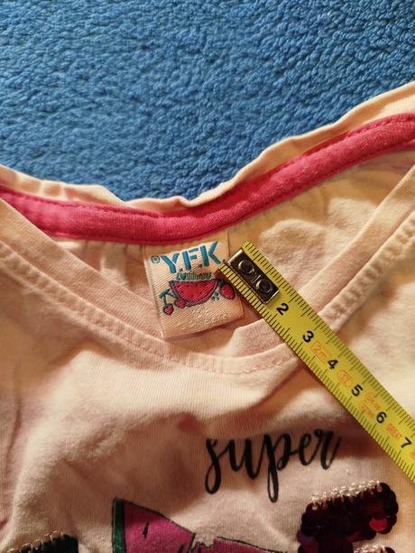 Dlhšie tričko pre štíhle dievčatko, 116