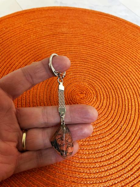 Kľúčenka s mahagónovým obsidiánom, 
