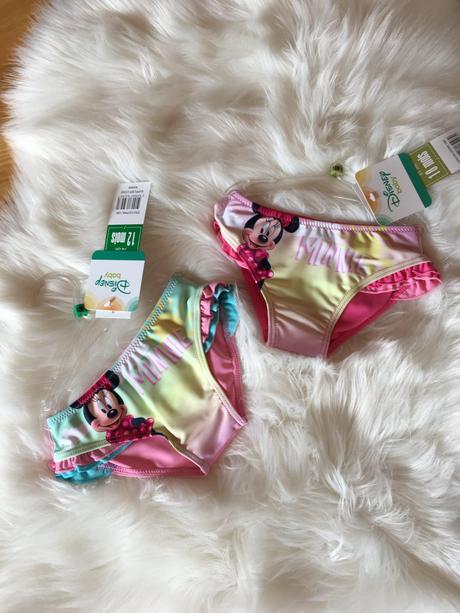 Dievčenské dojčenské 1-dielne plavky., disney,74 / 80 / 86