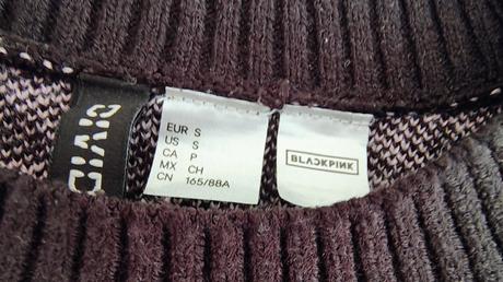 Black pink sveter, h&m,164 / s