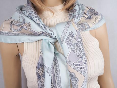 Luxusná hodvábna šatka, l