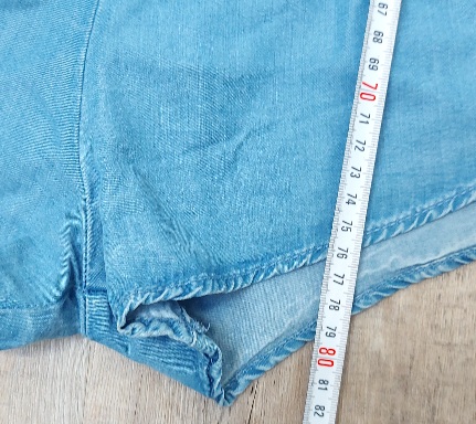 Denimový letný overal, bershka,m