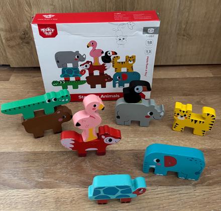 Tooky toy balancna hra zvieratka, 