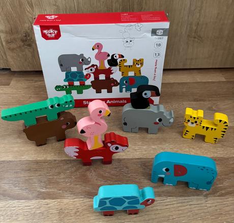 Tooky toy balancna hra zvieratka, 