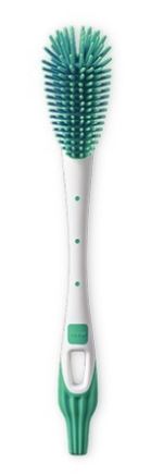 Mam čistiaca kefa na fľaše zelená, mam