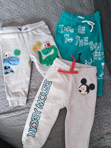 3x tepláky veľ. 80, pepco,80