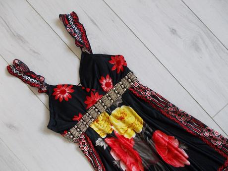 Kvetinové šaty azaka, xs