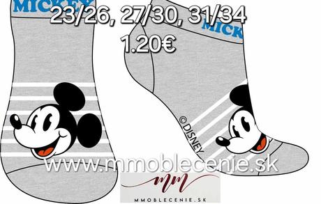 Ponožky mickey, disney,23 - 34
