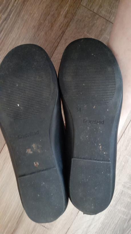 Čierne balerínky graceland 34, graceland,34