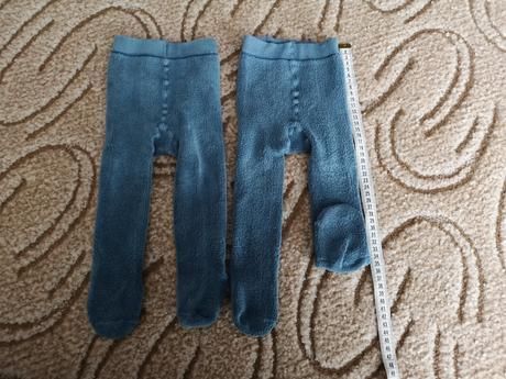 Modré froté pančušky, 80