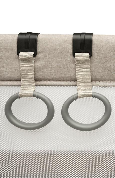 Caretero detská skladacia ohrádka quadra brown, šírka (cm): 80,dĺžka (cm): 80