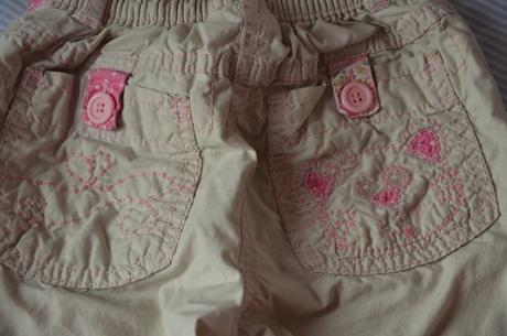 Dievčenské nohavice so srdiečkami, next,80