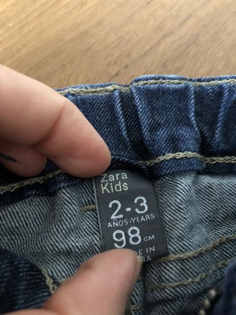 Riflove nohavice zara a tričko ck, zara,98