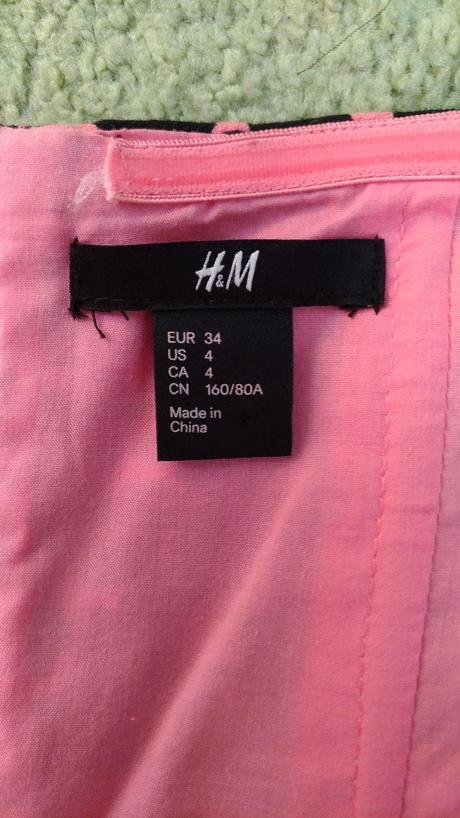 Cierne puzdrove saty so srdieckami hm s, h&m,34