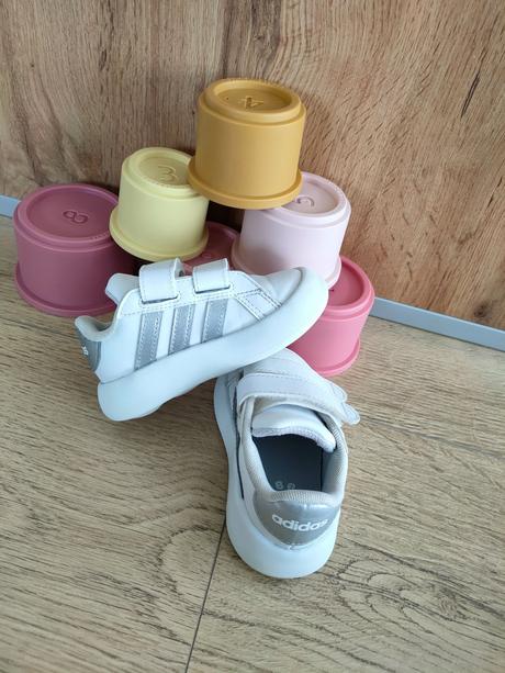 Biele botasky adidas, veľ. 21, adidas,21