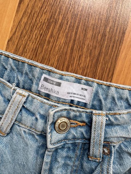 Bershka mom fit jeans, bershka,32