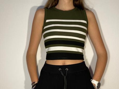 Crop top, stradivarius,s