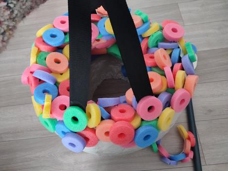 Detský kostým - műsli v miske (cereálie), 