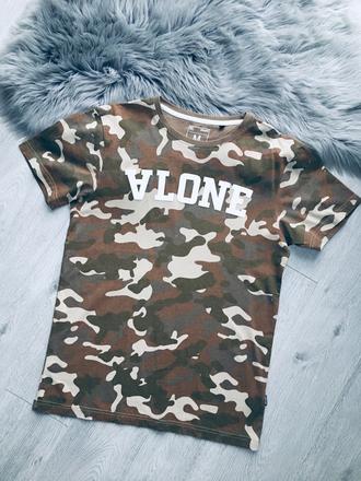 Pánske maskáčové tričko cropp, m