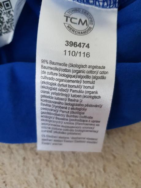 Tricko s dlhym rukavom vel. 110/116, tcm,110