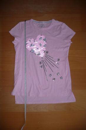 Tričko trblietavé, 158