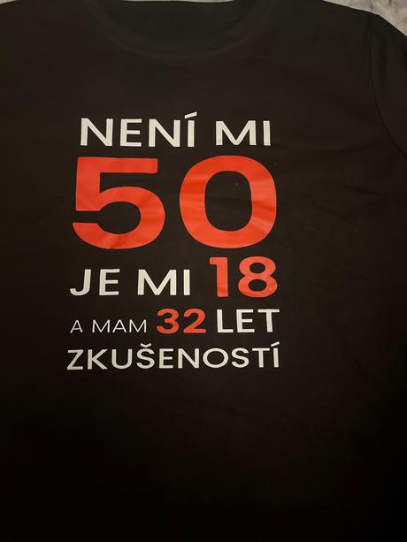 Tričko 50ka, xxl