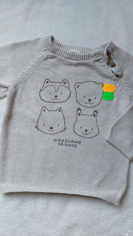 Tenší svetrík, h&m,80