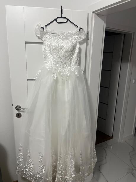 Svadobné šaty na snurovacku s/m, m